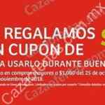 Cupón Soriana Buen Fin 2018: $500 de descuento para tienda en línea
