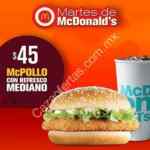 Cupones Martes de McDonalds 6 de noviembre 2018