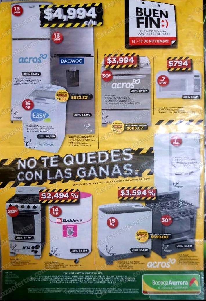 Folleto de ofertas Bodega Aurrerá El Buen Fin 2018 Folleto de ofertas Bodega Aurrerá El Buen Fin 2018