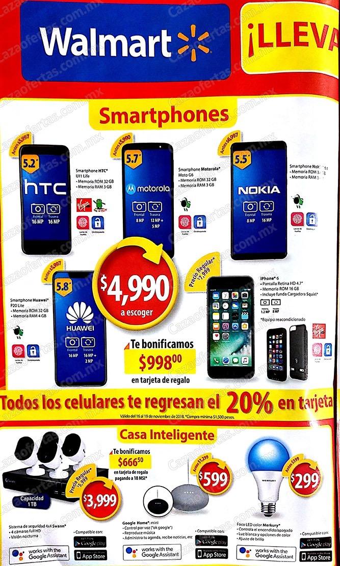Folleto de ofertas Walmart El Buen Fin 2018