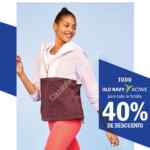En Old Navy 40% de descuento en la línea Active hoy domingo