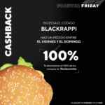 Promoción Rappi Black Friday 2018: Devolución del 100% de tu pedido en restaurantes hasta hoy 25 de noviembre