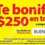 Promoción Walmart El Buen Fin 2018: $250 de descuento en todo súper