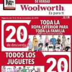 Folleto de ofertas Woolworth El Buen Fin 2018 con descuentos y meses sin intereses