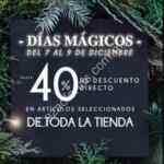 Días Mágicos The Home Store 7 al 9 de diciembre: Hasta 40% de descuento en toda la tienda