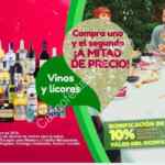 En Soriana segundo a mitad de precio en vinos y licores