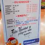 Horarios Walmart Navidad y Año Nuevo 2018