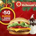 Cupones Martes de McDonalds 11 de diciembre 2018