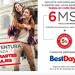 Promoción BestDay Banorte Martes de Viajes: 5% de bonificación + 6 MSI