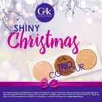 Promoción G&K Shiny Christmas: Llévate una paleta trío contour de regalo en compras de $700