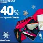 Promoción Navideña Dportenis: 40% de descuento en el segundo artículo