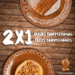 2X1 en majas campechanas y tacos campechanos en Tacos Don Manolito Insurgentes los fines de semana