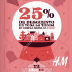 Promoción H&M: 25% de descuento en toda la tienda en compras mayores a $1,000