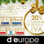 Semana Mágica D'Europe: 20% de descuento, IVA de regalo, msi y más