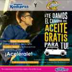 Promoción Super Kompras: Cambio de aceite GRATIS cortesía de Quaker State