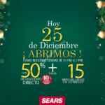 Venta Especial Sears 25 de diciembre: Hasta 50% de descuento + hasta 15 meses sin intereses