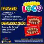 Combo Loco HEB Rosca de Reyes de refresco, botana y kit de productos Gratis