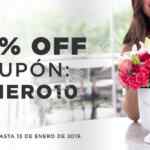 Cupón Envíaflores 2019 de 10% de descuento