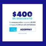 Cupón Innovasport de $400 pesos de descuento pagando con Paypal