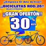 En Julio Cepeda 30% de descuento en bicicletas seleccionadas