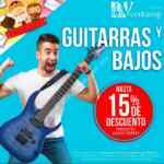 En Veerkamp 15% de descuento en guitarras y bajos
