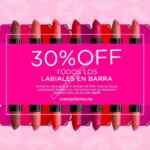 Lipstick Addict Bellísima: 30% de descuento en todos los labiales en barra hoy 31 de enero