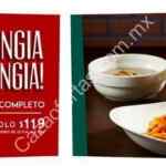 Nuevos Menús Italiannis Mangia Mangia 2019: Comidas completas desde $119 de 12:00 a 6:00 PM