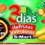 Ofertas S-Mart 3 Días de Frutas y verduras del 29 al 31 de enero 2019