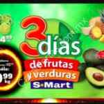 Ofertas S-Mart frutas, verduras y carnes del martes 22 al jueves 24 de enero de 2018