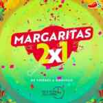 Promoción Chilis de 2x1 en margaritas de viernes a domingo en su Fiesta Carnaval 2019