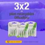 Promoción Office Max de 3x2 en pilas recargables marca propia