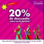 Promoción de Reyes Magos Hoteles Misión: 20% de descuento + 2x1 para próxima estancia