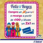 Promoción de Reyes Magos Telcel: 2x1 en Cinépolis en recargas de $100