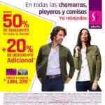 Rebajas Suburbia: hasta 50% de descuento + 20% adicional en todas las chamarras, playeras y camisas ya rebajadas 