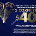 Nuevos cupones Premios Cinépolis 2019: 2 cornetto por $40 y 2 frappés por $89