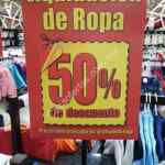 En La Comer Liquidación de ropa 2019 con rebajas de 50% de descuento en etiqueta roja