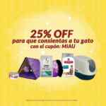 Promoción Petsy Día Internacional del Gato: 25% de descuento en productos para gatos