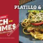 Promoción Lunch Time Applebees: Platillo y bebida desde $99 de lunes a viernes
