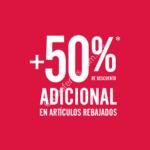 En C&A 50% de descuento adicional en productos en rebaja este fin de semana
