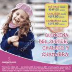 Quincena del suéter, chaleco y chamarra en Campanita: suéteres desde $149, chamarras desde $299 y más