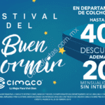 Festival del Buen Dormir Cimaco: Hasta 40% de descuento en colchones + hasta 20 msi