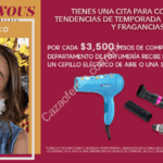 En Cimaco llévate de regalo un cepillo eléctrico de aire o una secadora de cabello con tus compras en perfumería