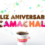 Promoción Dunkin Donuts Tecamachalco Aniversario 2019: 2x1 en cafés y pastel Gratis el 21 de febrero