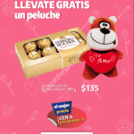 Promoción de San Valentín Farmatodo: oso de peluche Gratis en la compra de Ferrero Rocher