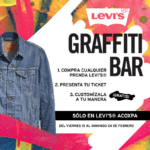Grafitti Bar Levis: Personaliza tu prenda gratis en la Levi’s Store Acoxpa
