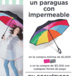 Promoción Festival de la Belleza Liverpool 2019: Paraguas de regalo con tus compras en cosméticos