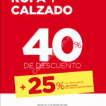 En Martí Outlet 40% de descuento + 25% adicional en ropa y calzado
