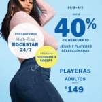 En Old Navy 40% de descuento en jeans y playeras (playeras desde $149)