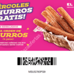 Promoción El Portón Miércoles de Churros Gratis: Descarga tu cupón y obtén una orden de churros gratis