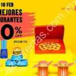 Promoción Rappi de hasta 70% de descuento en restaurantes del 8 al 10 de febrero